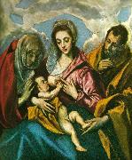 El Greco virgin with santa ines and santa tecla Germany oil painting artist